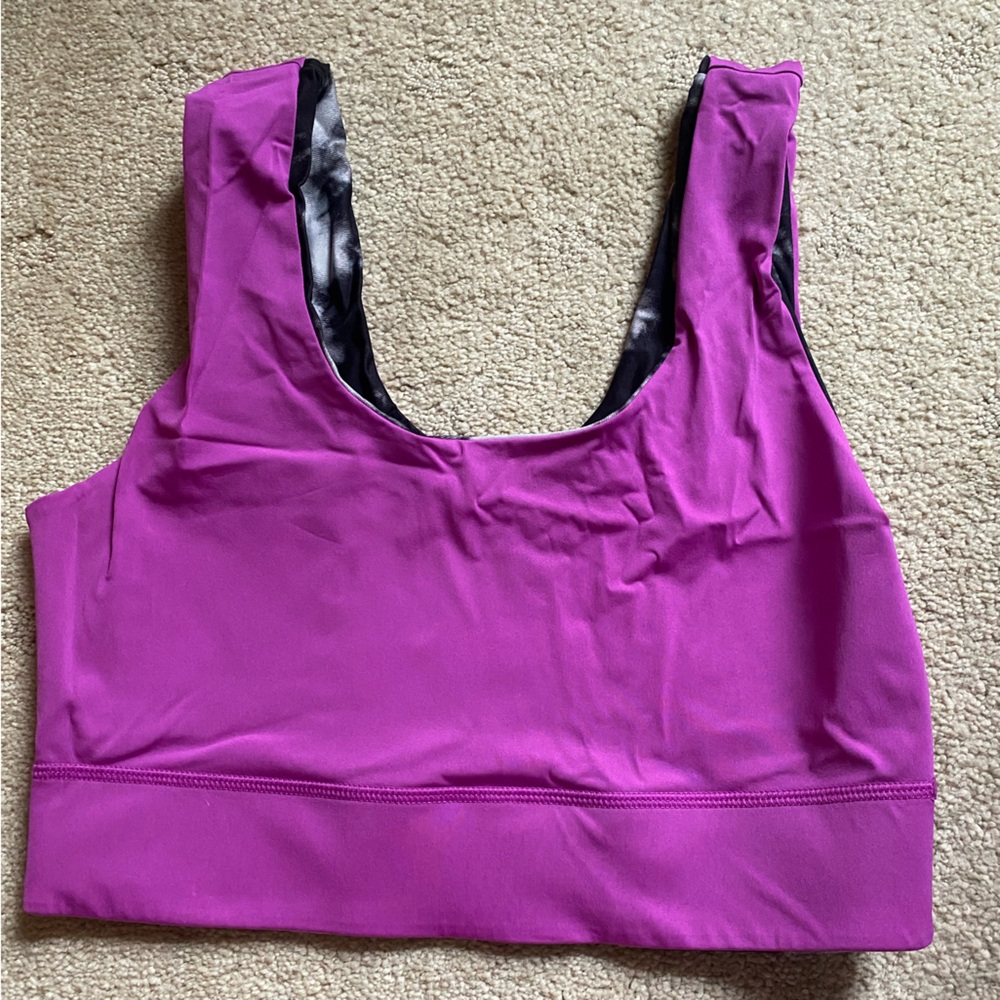 Fabletics reversible low impact sports bra with